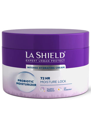 La Shield Probiotic Moisturizer Face Cream | Restores skin microbiome | 72 HR Hydration | Soft & Supple skin | For All Skin types | 100 gm