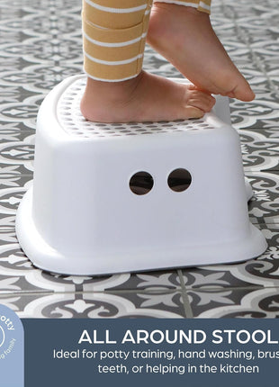 Dreambaby Step Stool for Kids - Non-Slip Base and Contoured Design for Toilet Potty Training and Sink Use