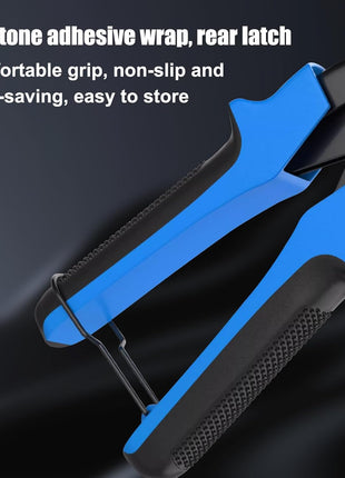Diyife Professional Leather Hole Puncher, Full Set Punch Tool Kits for Belt, Watch Band, Shoe, Crafting, Handbag Straps, Fabric, with Extra Punch Plates and Ruler, Multi Hole Sizes Make - Blue