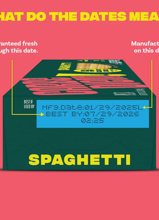 Carbe Diem!, Spaghetti, Lower Net Carb Pasta with Traditional Flavor & Texture, 8 grams of Protein, 55% Fewer Net Carbs & Only 110 Calories Per Serving, Pack of 3