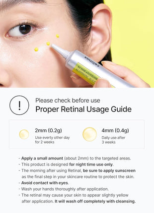 celimax The Vita A Retinal Shot Tightening Booster | 0.1% Retinal, 3% Matryxyl, High-Strength Retinoid for Anti-Aging, Pore Minimizer, Wrinkles & Fine Lines, Firmer Skin, 15ml, Korean Skin Care Gift