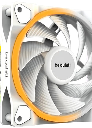 be quiet! Light Wings White 120mm PWM Triple Pack High Speed Premium ARGB Low Noise Cooling Fan | 4-Pin | BL101