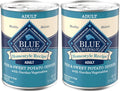Blue Buffalo Homestyle Recipe Adult Wet Dog Food,Made with Natural Ingredients,Fish & Sweet Potato Dinner with Garden Vegetables,12.5-oz can,(Pack of 24)