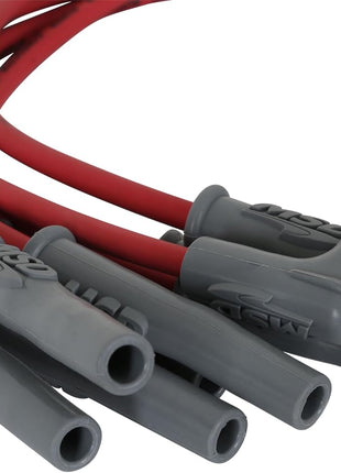 MSD 32189 Super Conductor Spark Plug Wire Set, Red