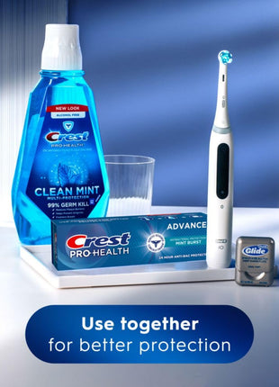 Crest Pro-Health Advanced Antibacterial Protection Toothpaste - Pack of 4, 5 Oz Tubes