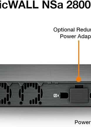 SonicWall NSa2800 High Availability (03-SSC-4692) | Redundant HA Unit for NSa2800 Firewall Synchronization | Next-Generation Firewall | Ideal for Seamless Failover and Network Resilience