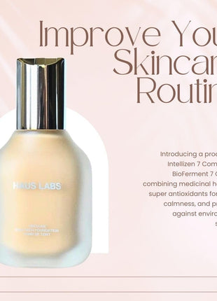 HAUS LABS BY LADY GAGA Triclone Skin Tech Medium Coverage Foundation with Fermented Arnica 330 Medium Cool
