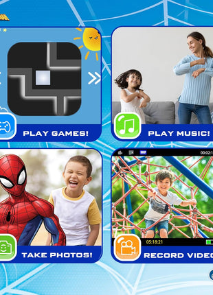 Spiderman Kids Camera with SD Card, Digital Camera for Kids
