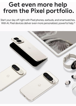 Google Pixel 9 Pro - Unlocked Android Smartphone with Gemini, Triple Rear Camera System, 24-Hour Battery, and 6.3" Super Actua Display - Obsidian - 128 GB