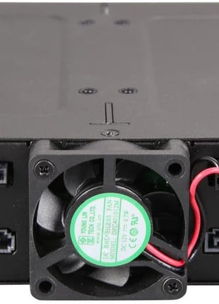 ICY DOCK 4 Bay 2.5 SAS/SATA HDD/SSD Metal Mobile Rack Enclosure for 5.25" Bay (with Fan Control) | ToughArmor MB607SP-B