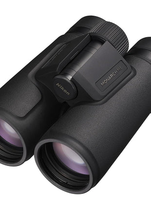 NIKON Monarch M5 Binoculars | Waterproof Fogproof ED Glass Optics with Dielectric Prism Coating | Bright High-Resolution Outdoor Binoculars for Birdwatching, Hiking & Wildlife, 8x42 | 8x/42mm, Waterproof and Fogproof, Rubber-Armored