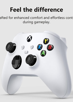XBOX Wireless Gaming Controller | Robot White | Consoles, PCs, TVs, mobile, and more | Textured Grip | Wireless, Bluetooth, USB-C Connectivity