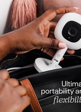 Nanit Flex Multi-Stand - Travel Baby Monitor Acc, Portable Stand for Nanit Pro Baby Monitor - Silver (Camera not Included)