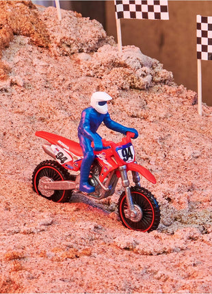 Supercross Authentic Die-Cast Motorcycles & Riders, 5-Pack | Includes 5 Bikes with Attached Pro Riders Like Ken Roczen, Metal Die-Cast Motors & Forks, Pretend Play Gifts for Kids Ages 3+