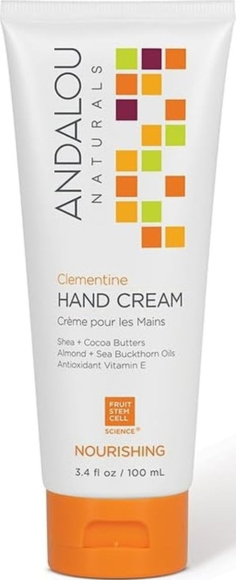 Andalou Naturals Clementine Hand Cream, 3.4 Ounce