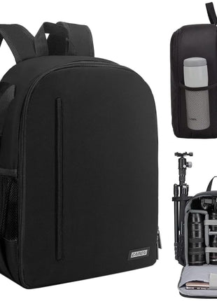 CADeN Camera Backpack Bag Professional for DSLR/SLR Mirrorless Camera Waterproof, Camera Case Compatible for Sony Canon Nikon