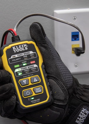 Klein Tools VDV500-820 Wire Tracer Tone Generator and Probe Kit Continuity Tester for Ethernet, Telephone, Speaker, Coax, Video, and Data Cables, RJ45, RJ11, RJ12