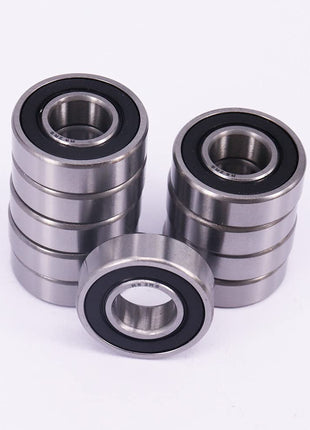10PCS DEEG R8-2RS Ball Bearing Double-Sided Seal 1/2x1-1/8x5/16 Suitable for Motor, Wheelchair Front Foot Wheel Fork