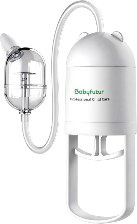 Baby Nasal Aspirator for Newborns & Toddlers – Manual Nose Sucker, BPA-Free Soft Silicone Tips, Anti-Reflux Design, Easy to Clean, with Storage Box & Booger Clip