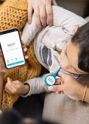 Kinsa Smart,Fever, Digital Medical Baby, Kid and Adult Termometro - Accurate, Fast, FDA Cleared Thermometer for Oral, Armpit or Rectal Temperature Reading - QuickCare