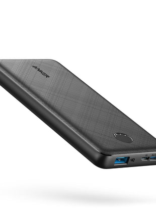 Anker Power Bank, 10,000mAh Portable Charger, PowerIQ USB-C Battery Pack | 5V / 3A High-Speed Charging, for iPhone, iPad, and More, Ultra-Compact Travel-Ready Design (Black)