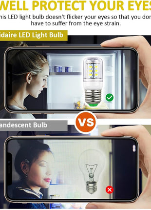 Sanyasi 5304511738 LED Light Bulb Refrigerator for Frigidaire Electrolux Refrigerator PS12364857 AP6278388 Refrigerator Parts & Accessories Wattage:3.5w