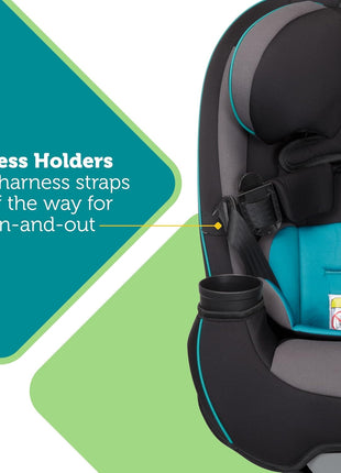 Safety 1st Grow and Go All-in-One Convertible Car Seat, Rear Facing, 5-40 lbs, Forward Facing (30–65 lbs), High Back Booster Seat 40-100 pounds, Alaskan Blue