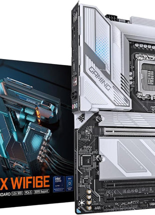 GIGABYTE B860 Gaming X WIFI6E Intel Core Ultra (Series 2) LGA 1851 Motherboard, ATX, DDR5, 3X M.2, PCIe 5.0, USB-C, WIFI6E, 2.5GbE LAN, EZ-Latch