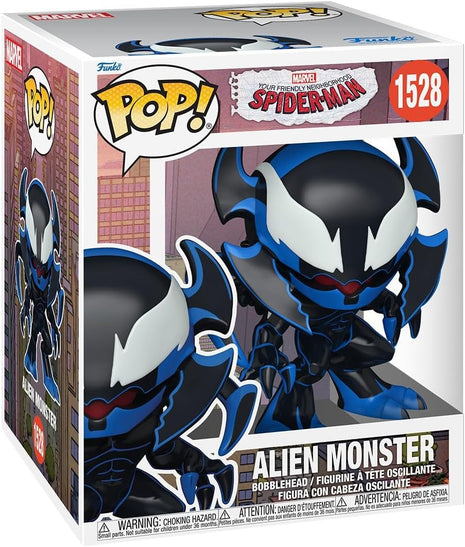 Funko POP! Super: Friendly Neighborhood Spider-Man - Animated Series | Official Superheroes Merch - Collectable Vinyl Figurine for Shelf Display - Birthday Gift Idea for Fans and Collectors