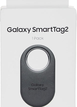 Samsung SmartTag2 (2023) Bluetooth + UWB, IP67 Water and Dust Resistant, Findable via App, 1.5 Year Battery Life - Black (International Version)