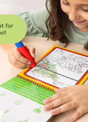 Melissa & Doug Water Wow! Mess Free Coloring Book, Reusable Water-Reveal Activity Pad, On The Farm, Travel Toys, Party Favors, for Toddlers & Kids Ages 3+