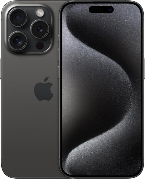 Apple iPhone (Renewed Premium) 15 Pro, 256GB, Black Titanium - Unlocked