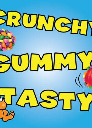 Nerds, Gummy Clusters Candy, Rainbow, Crunchy and Gummy, 8 Ounce