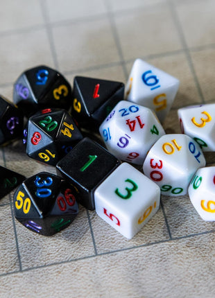 Mystery Dice Set, DND Dice, Guaranteed No Duplicates, 1 Pack | Mystery D&D Dice, Wide Range of Pattern, Gaming Dice, Suitable for Role Playing, Table Games, 7 Polyhedral DND Dice Set