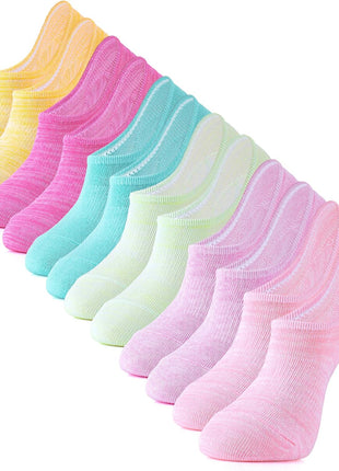 IDEGG Women and Men No Show Socks Low Cut Anti-slid Athletic Running Novelty Casual Invisible Liner Socks