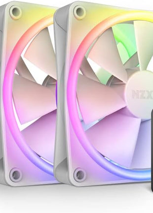 F120RGB Duo - 120mm Dual-Sided RGB Fan - Triple Pack (White) w/RGB Controller