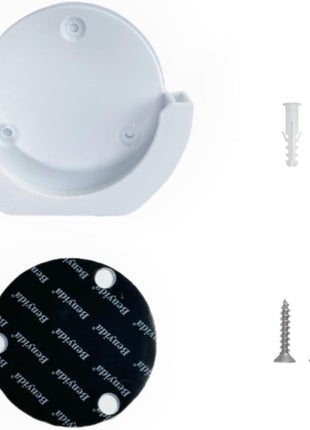 Monitor Wall Mount Compatible with Nanit Pro Smart Baby Monitor & Flex Stand, Easy Insert and Removal (excluding Camera), White