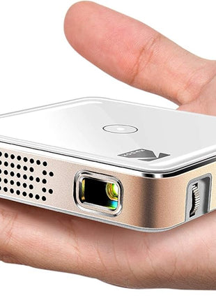 Kodak Ultra Mini Portable Projector - HD 1080p Support LED DLP Rechargeable Pico - 100 Display Built-in Speaker - HDMI USB and Micro SD - Compatible with iPhone iPad Android Phones"