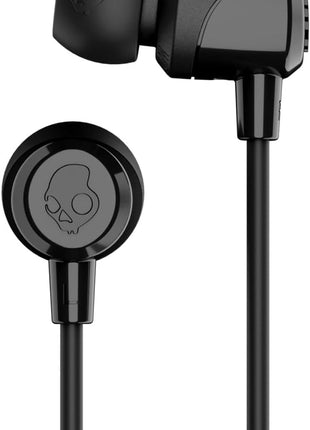 Skullcandy Jib Wired Earbuds with 3.5mm AUX Plug, Noise Isolating Fit, In-Line Microphone Call and Track Control, Convenient for Travel - Black