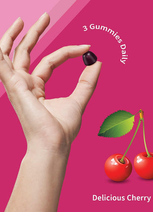 Garden of Life Vitamin Code Women's Multivitamin Gummy with Iron: Folate, Biotin, D3 & B12 for Hair, Skin & Nails + Probiotics for Immune Health & Digestion, Non-GMO, Gluten-Free, 90 Cherry Gummies