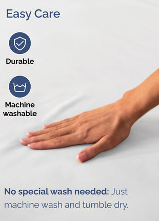 Extra Deep Queen Fitted Sheet - Hotel Luxury Single Fitted Sheet Only - Easily Fits 18 inch to 24 inch Mattress - Ultra Soft, Wrinkle Free w/Extra Deep Pockets - Easy-Care, Breathable & Comfy - White