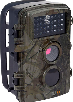Technaxx Nature Wildlife Cam TX 69 Full HD Outdoor Surveillance Camera Wildlife Camera Night Vision 12MP 1080P Waterproof Motion Detector Photo Trap, Black