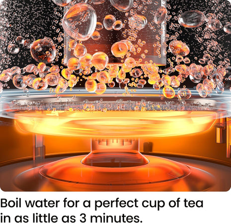 Chefman Electric Kettle with Tea Infuser, 1L 1500W, Removable Lid for Easy Cleaning, Boil Dry Protection, Stainless Steel Filter, BPA Free, Auto Shut Off Hot Water Boiler, Small Electric Tea Kettle