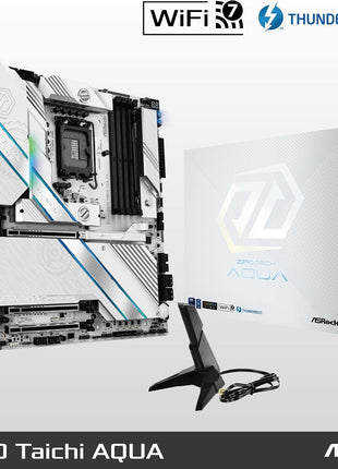 ASRock Z890 Taichi Aqua Intel Core Ultra LGA1851 RL-ILM DDR5 9200 MHz 256 GB EATX Motherboard Thunderbolt Wi-Fi 7