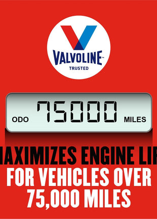 Valvoline High Mileage with MaxLife Technology SAE 5W-20 Synthetic Blend Motor Oil 5 QT