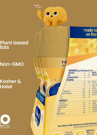 Enfamil NeuroPro Ready to Feed Baby Formula, Brain Building Duo DHA & MFGM, Exclusive Immune Supporting HuMO6 Blend, Enfamil Ready to Feed Infant Formula, 8 fl oz, 6 count, Total 24 bottles