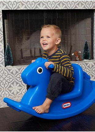 Little Tikes Rocking Horse Blue, 33.00 L x 10.00 W x 17.50 H Inches