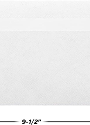 Mead #10 Security Business Envelopes Letter Size 4-1/8 inch x 9-1/2 inch Peel and Seal, Privacy Lined, No-Window, Press-It Seal-It Self-Adhesive for Home & Office Mailing, 45 Count (75026)