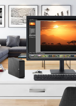 Seagate Expansion Desktop 16TB External Hard Drive – USB 3.0, 3.5" HDD for Windows & Mac, Plug-and-Play Backup Storage - STKP16000400