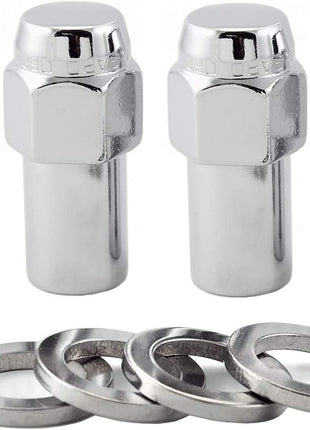 McGard 62000: Lug Nuts, Shank with Washer, 1/2 in. x 20 RH, Closed End, Chrome Plated Steel, Set of 4